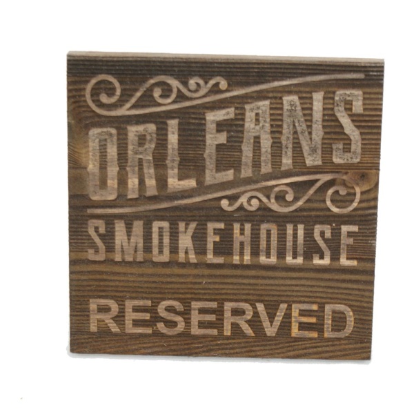 Wooden Reserved Table Plaque